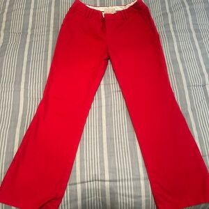 Banana Republic Bold Red Trousers